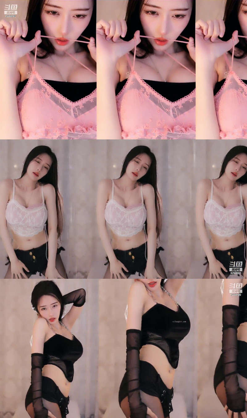 【斗鱼直播】辣条条 斗鱼绝唱 乳沟抹油 娇喘淫叫 被干表情97V