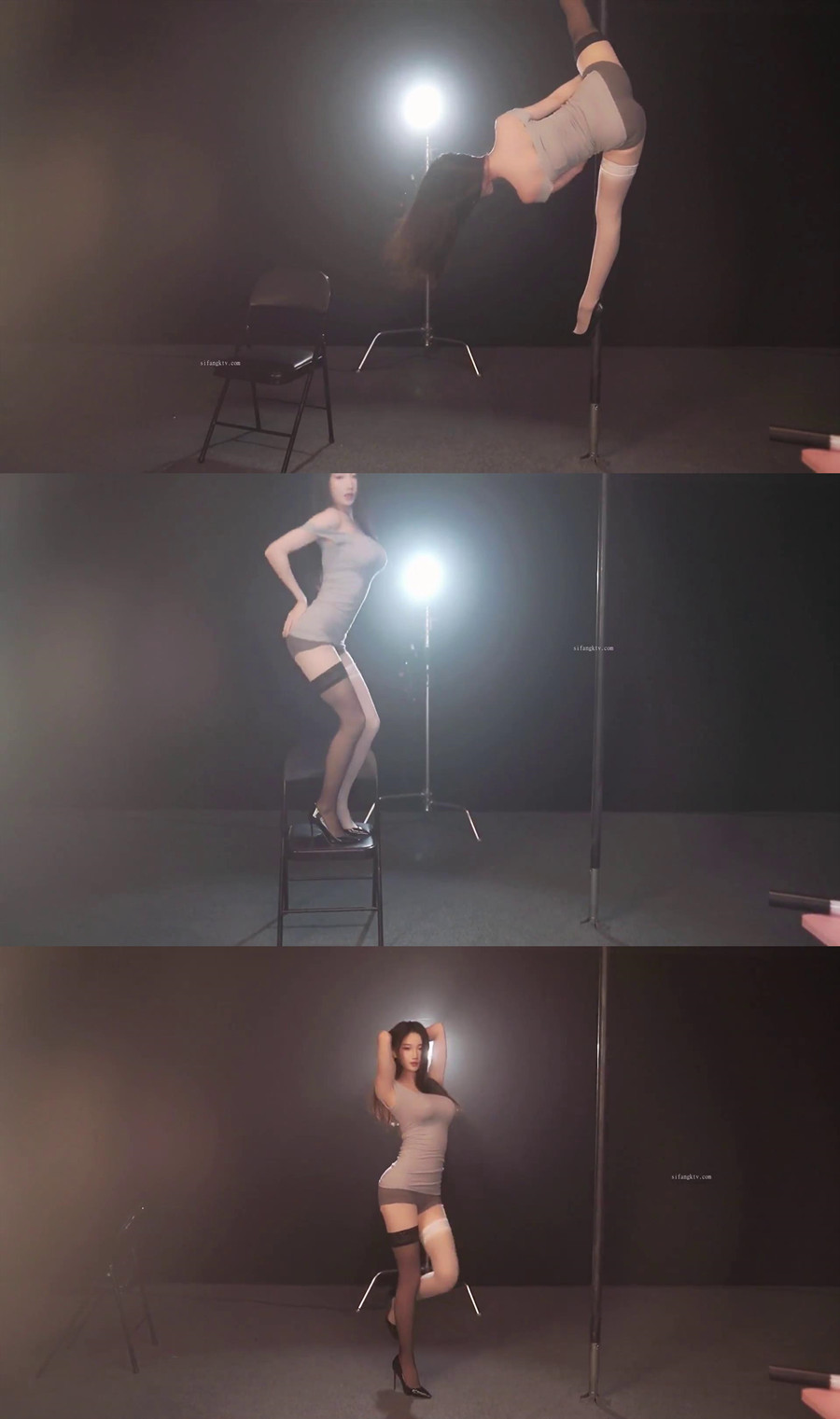 『虎牙 坏空空』大尺度凸点 瑜伽短裤钢管舞一字马整活2V