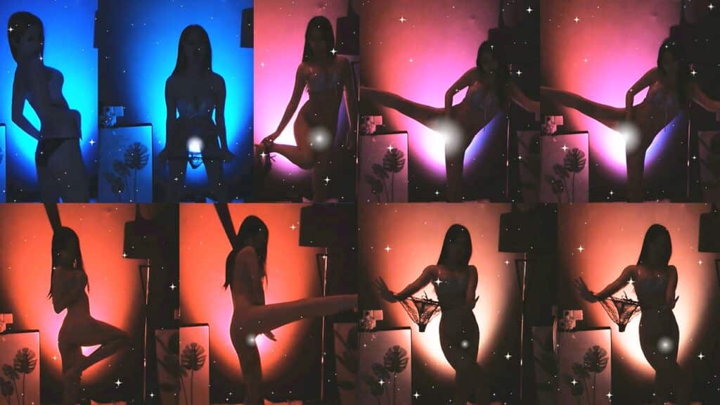 【虎牙 影儿】千元大尺刺激影子舞 褪内大胆表演！精品补发