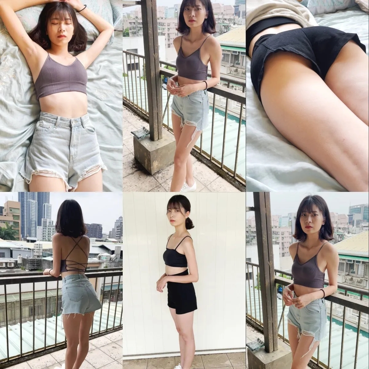 学院派系列极品长腿清纯大学生美眉私拍~换衣服时被偸拍