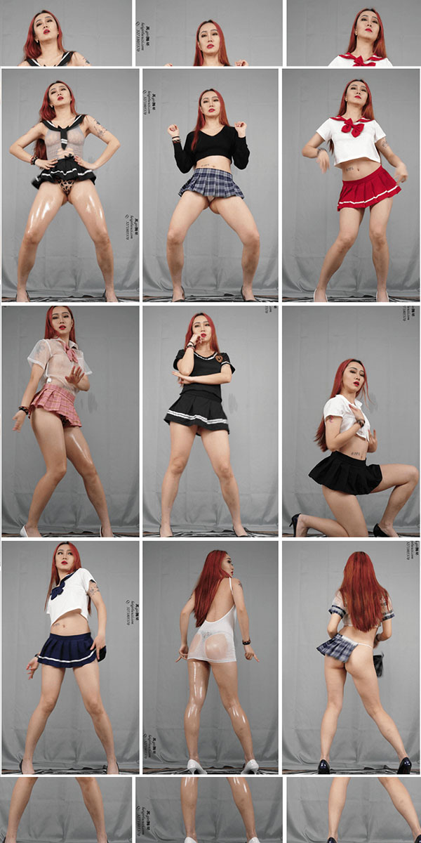 【黑GIRL舞姿】雨婷8期仰角特写【10V/3.35G】