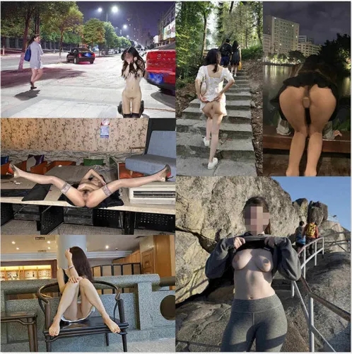 露出癖骚妇露出和啪啪！至今为止最胆大的露出骚货集合