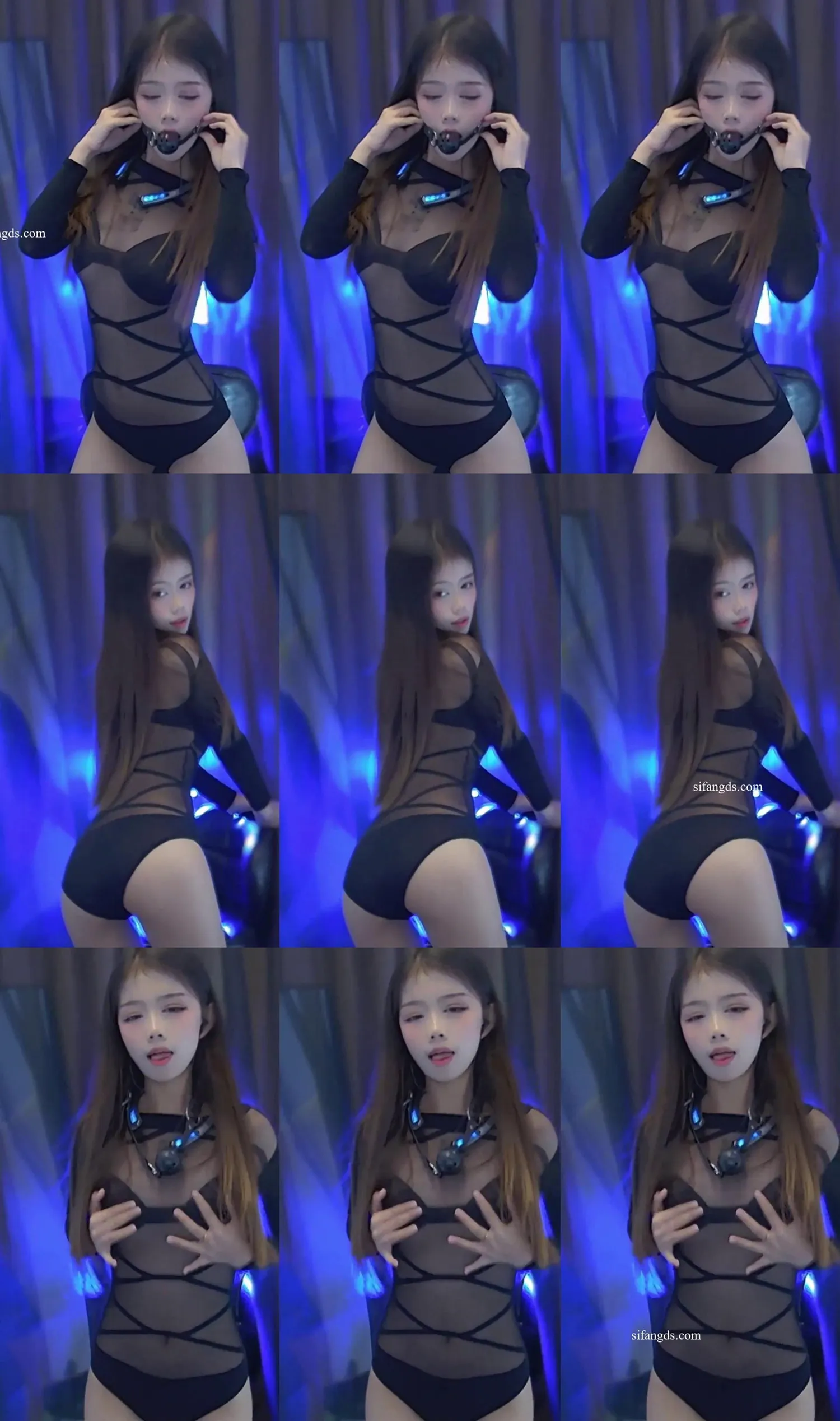 【CC 苏南南】高价5000大尺定制热舞 透视连体衣 动感顶臀一颤一颤的！【1V】【308M】