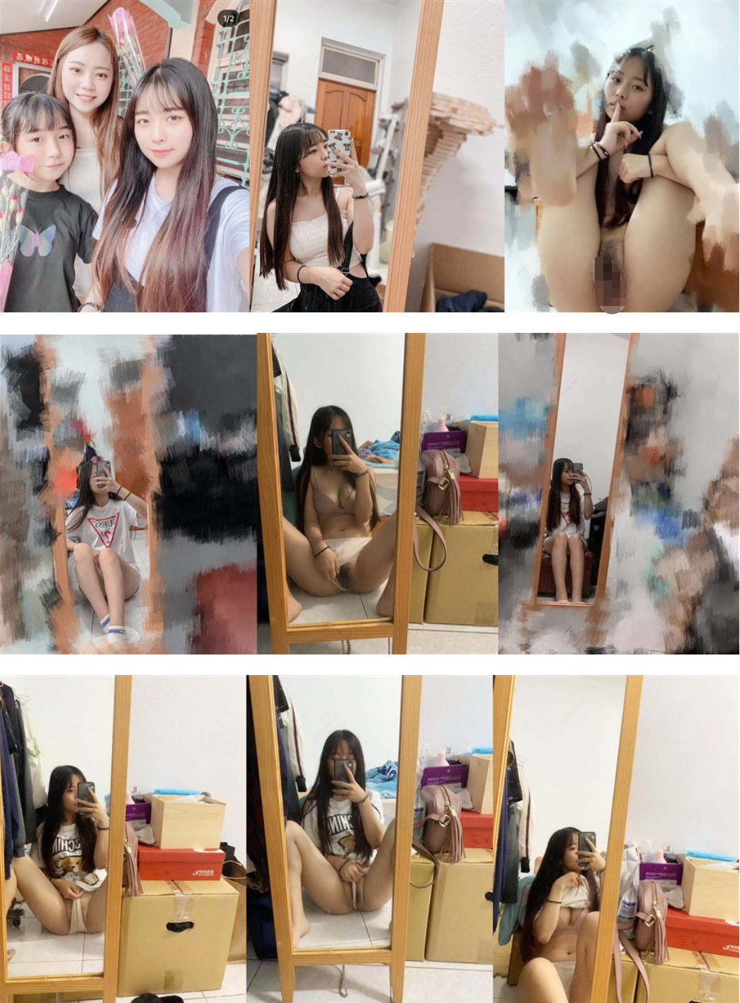 冒充经纪人忽悠想当模特的女生脱光光看鲍鱼