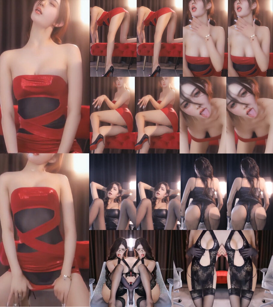 虎牙 长腿兮兮 最近定制【4V】