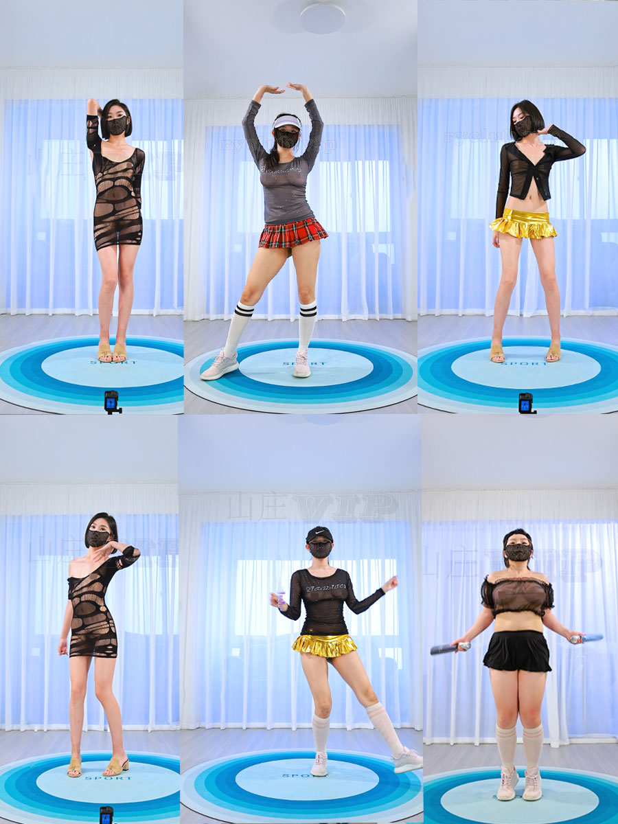 山庄VIP 王牌小奕啦啦操+小团跳绳+小云舞团合集5v-1.45G