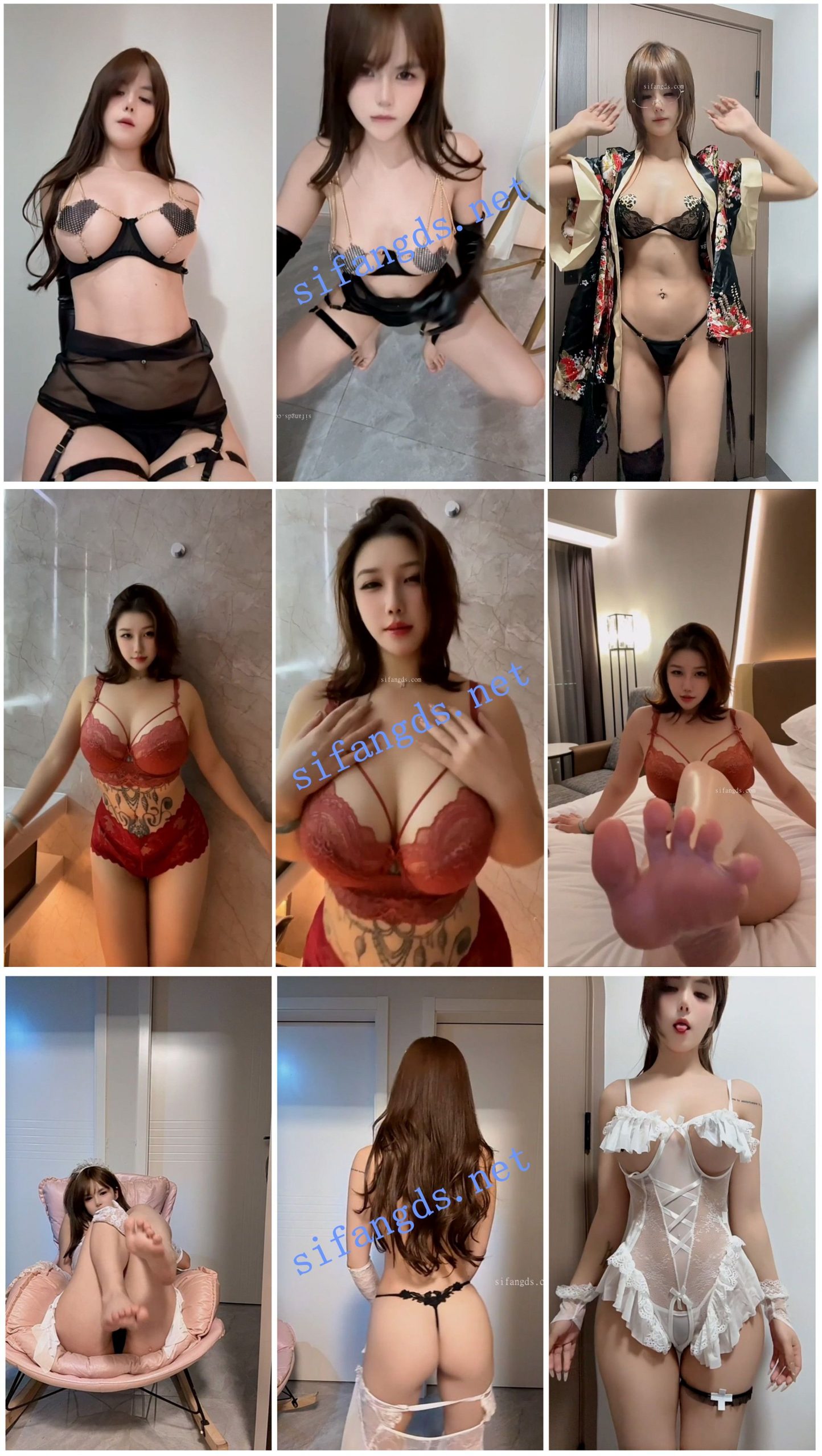 【快手福利】擦边网红【冲田吉拉】【猪猪大哥】骚舞淫语【9V】【1.21G】