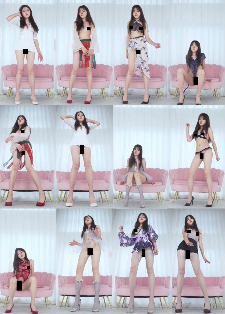 King8 夏果 反差女神情趣内衣裸舞20V-4.9G