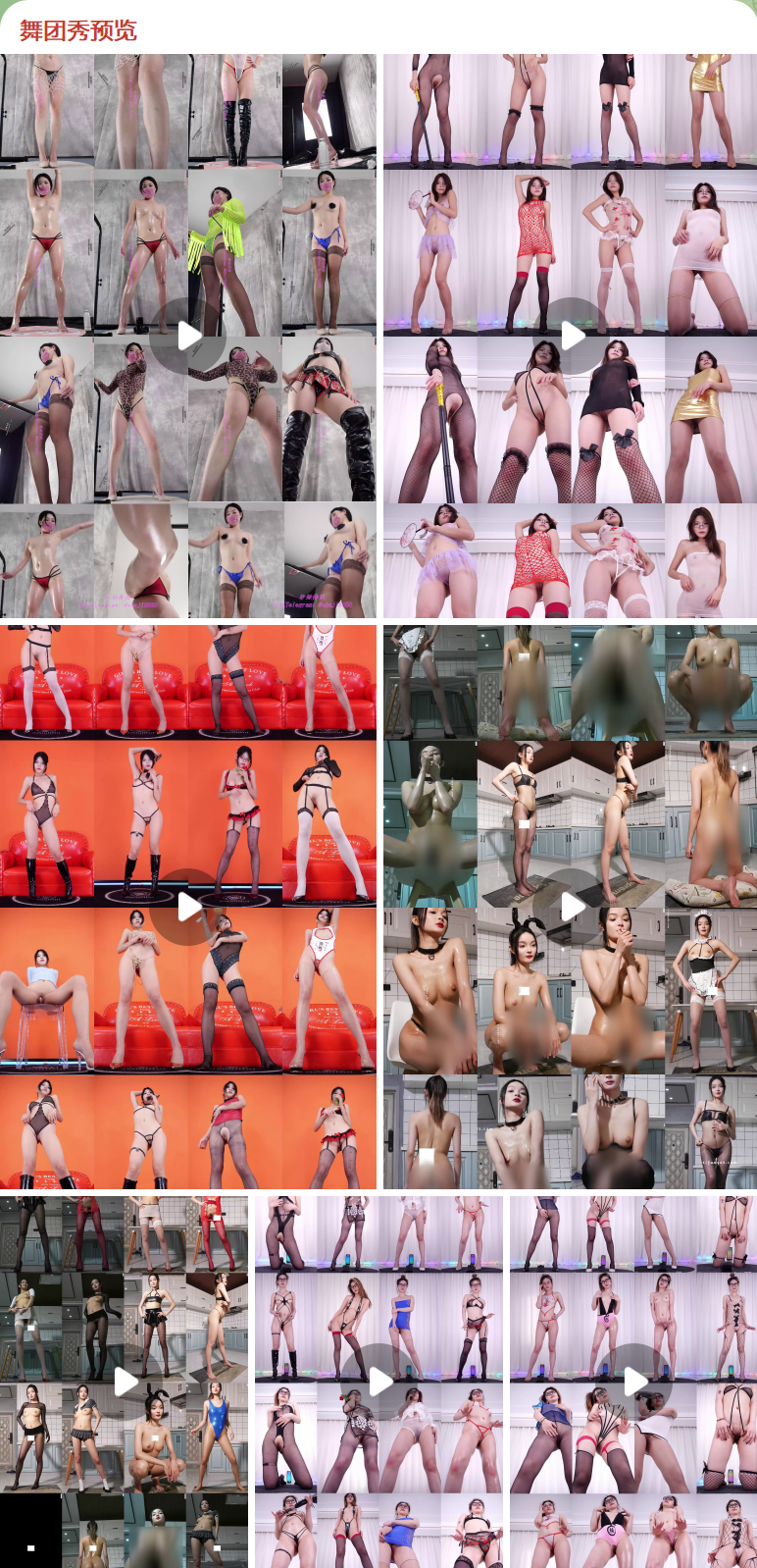 单独做了一个舞团秀的TG频道 88永久 更新要比网站快很多