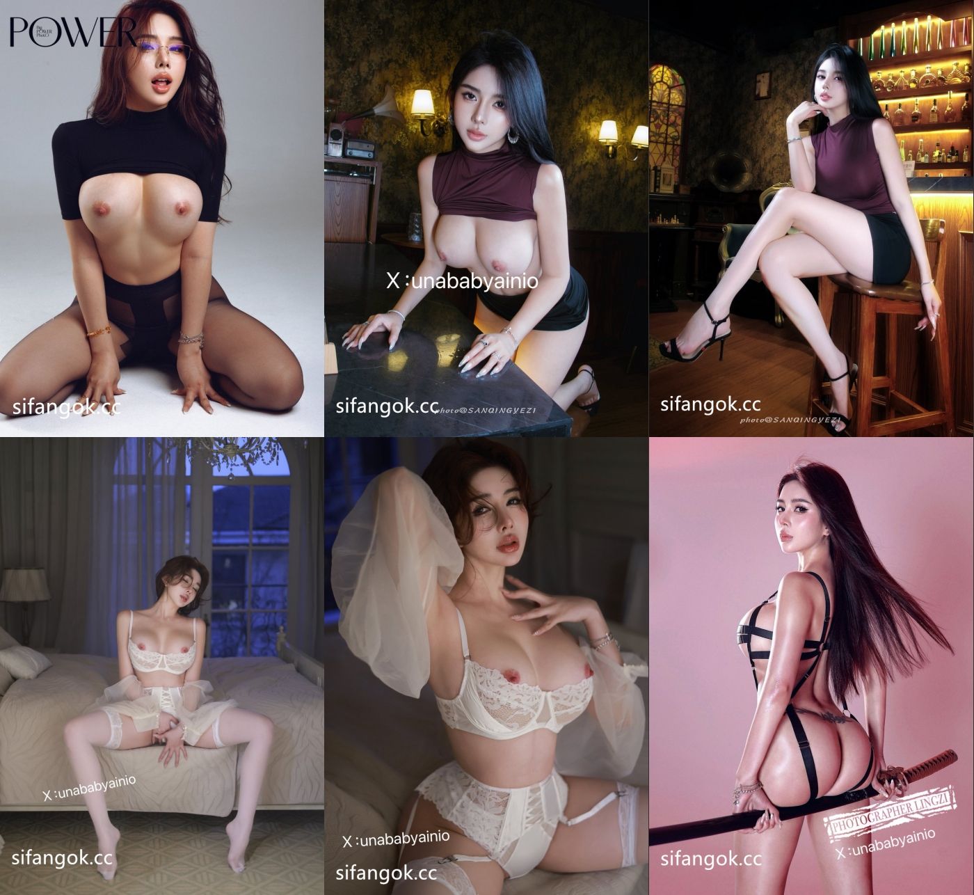 九头身网红顶级模特【Unababy舒涵】最新12月视图，前凸后翘双峰粉嫩坚挺(75V)