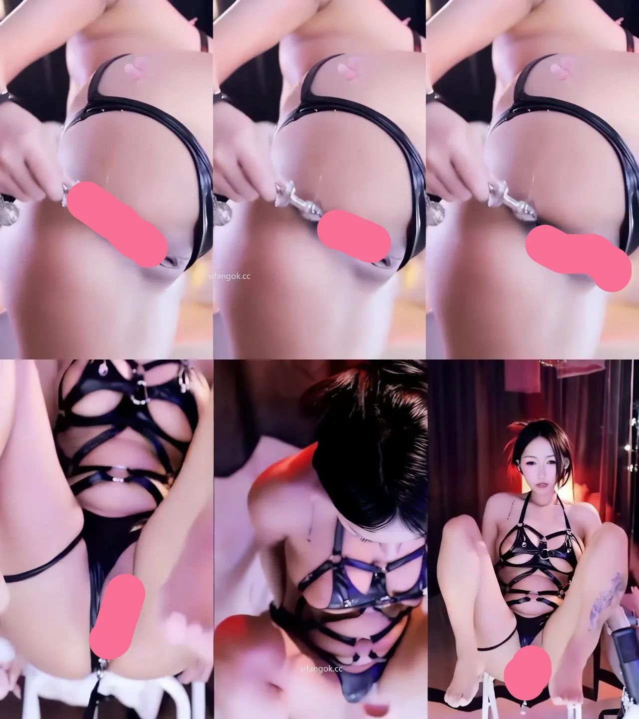 【网易CC】 雅恩北北 超劲爆45分钟花式自慰 兼具双洞齐开【1V】【2.61G】