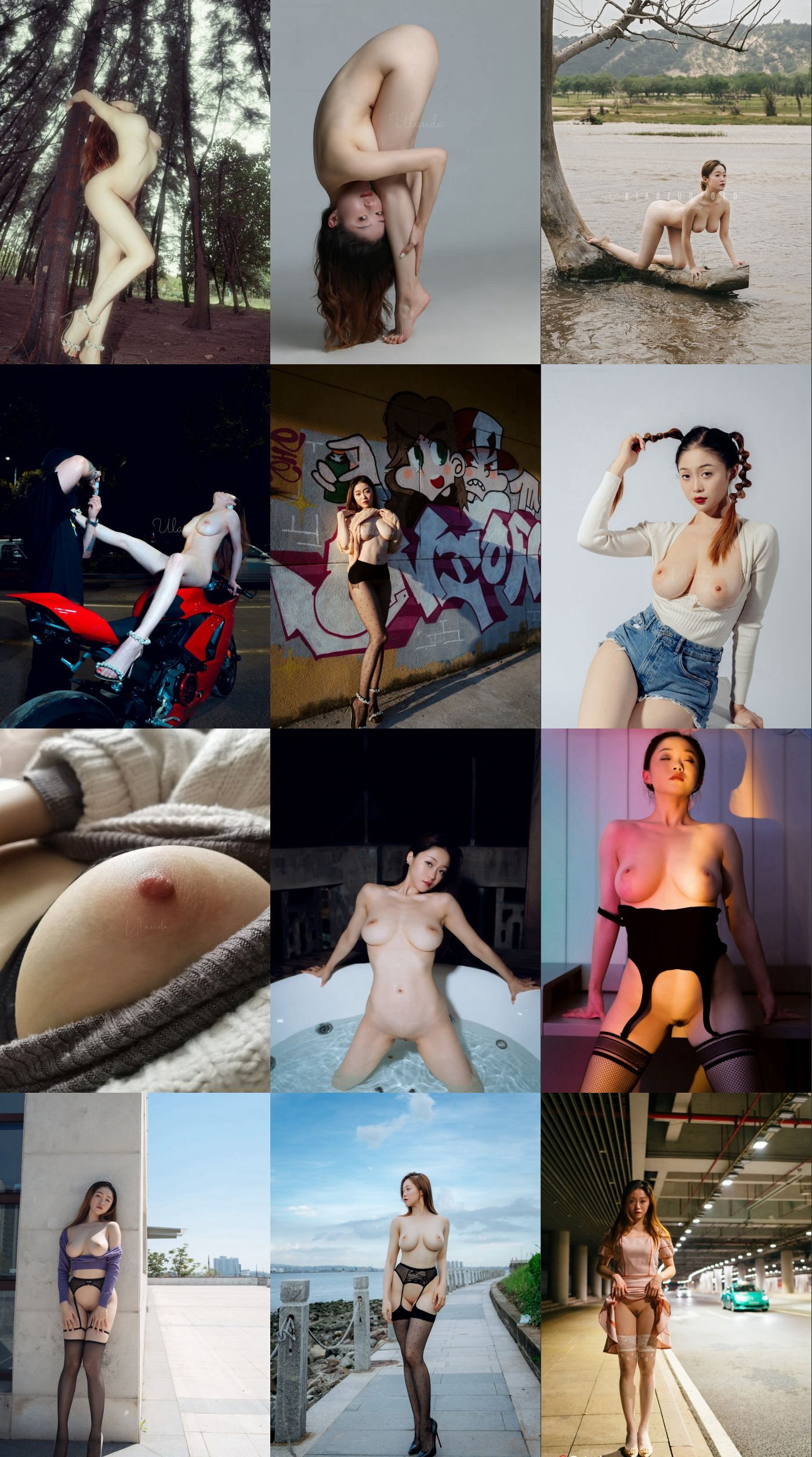 唯美情色摄影大师【ArtStu】大尺度反差女神私拍流出，九头身极品身材模特太养眼了(11V)