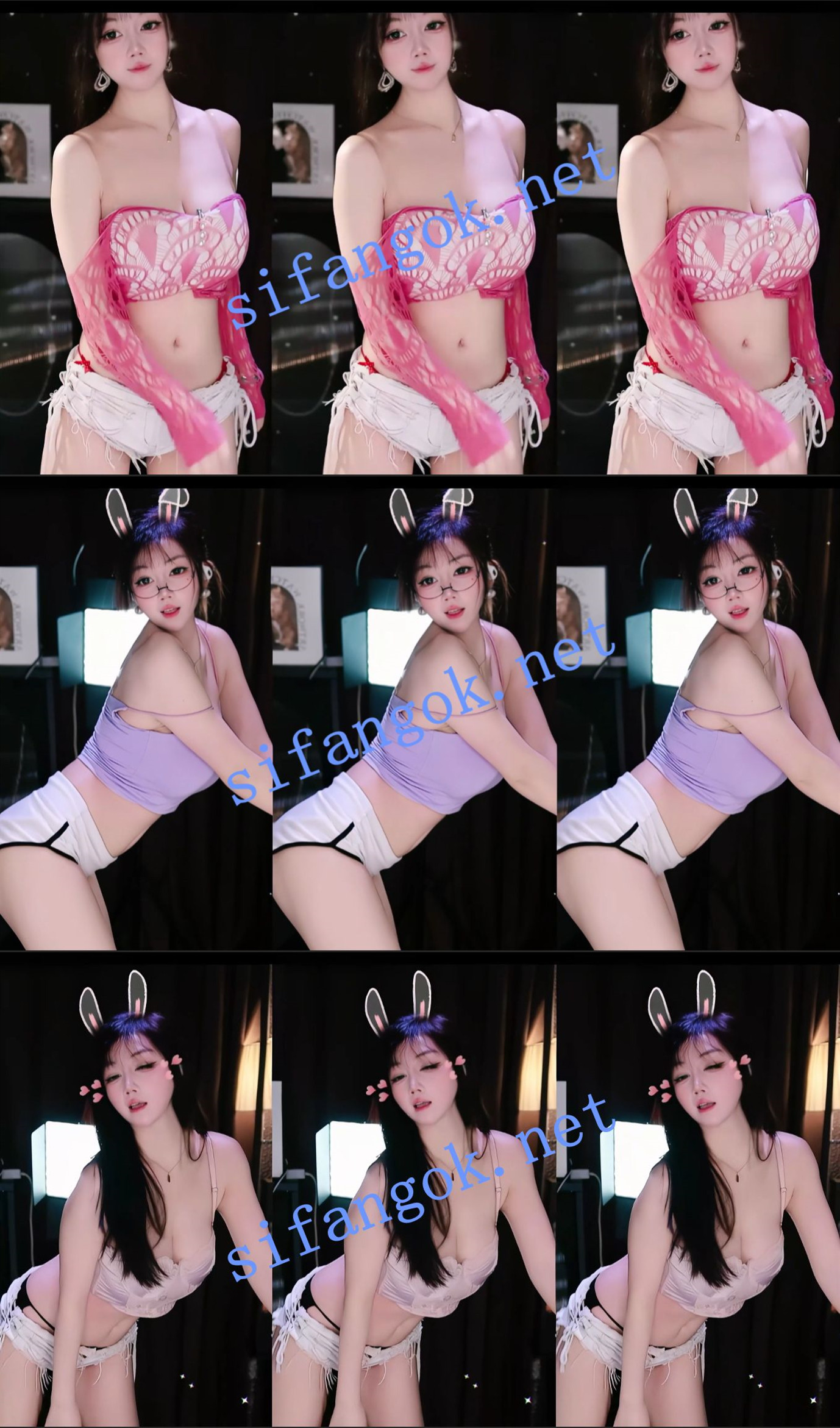 【VV星球】宝宝 丰臀大奶主播漏内抖奶骚舞9V【1.03G】