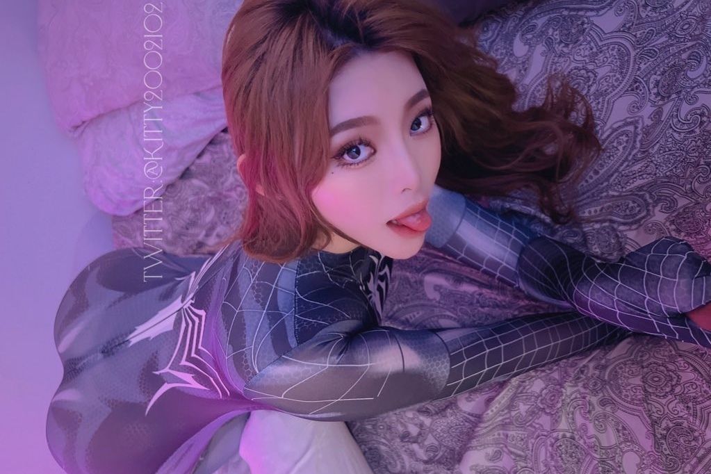 ✅kitty2002102✅蜘蛛女紧身衣剃毛做爱好有氛围好敏感