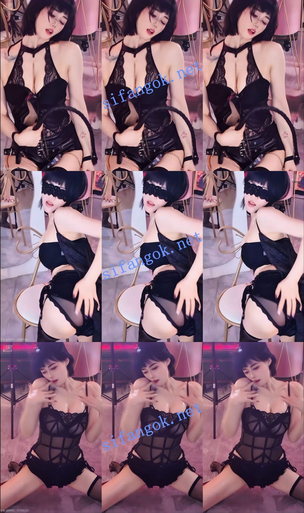 【斗鱼】小橘奈 小肉弹主播蕾丝漏内3V，又骚又会玩【466M】