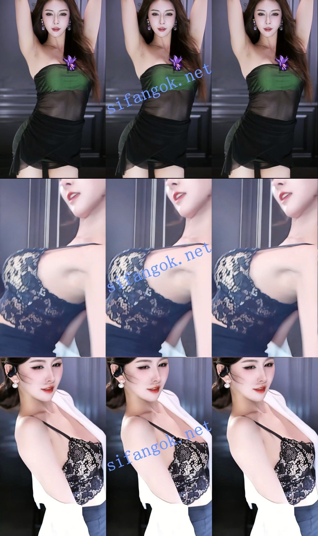 【虎牙】夏一晴 最新精选11V，小漏内衣