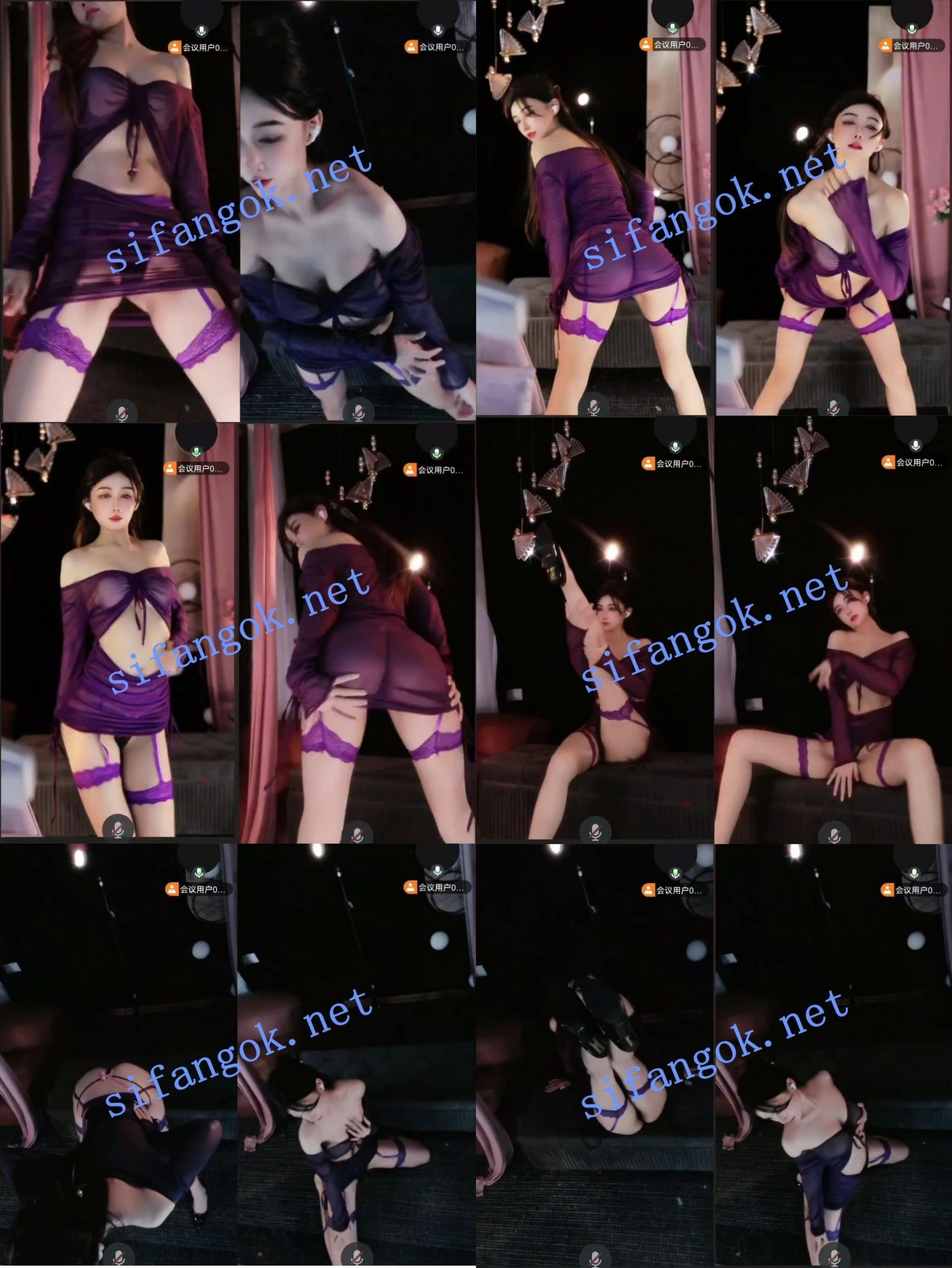 【抖音 】 江乐一 情趣内衣丁字裤 会议直播 骚舞 1V【160M】