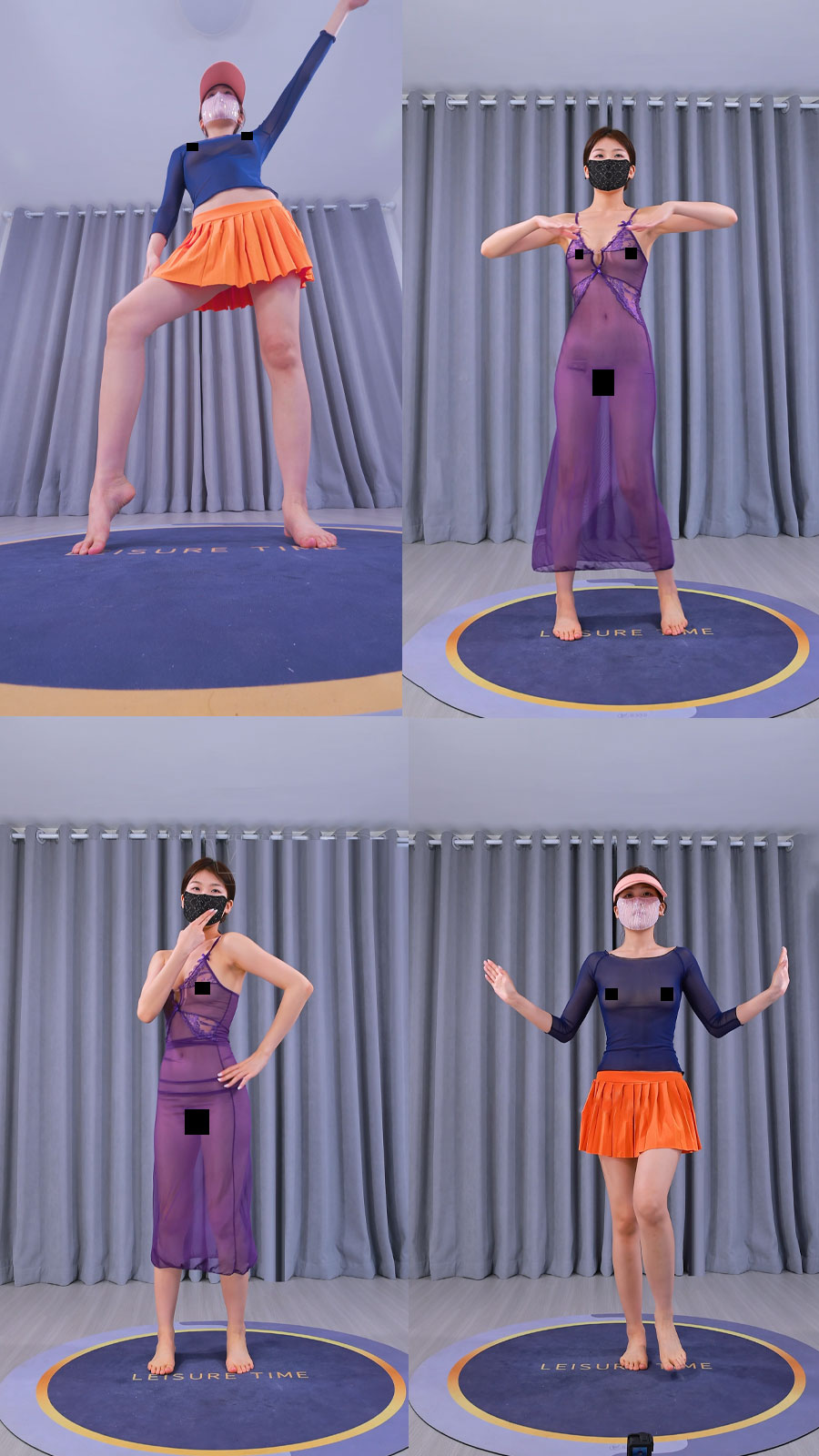 山庄VIP 顶流阿晋舞团复古港风舞 4V/3.01G/4K