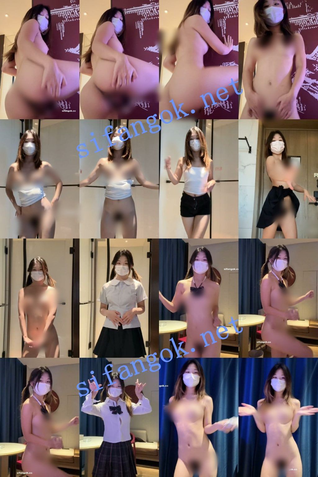 【重磅】推特人气萌妹博主【口罩娘】付费裸舞 原版画质【11V】