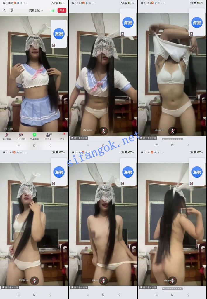 ❤️快手【湖南第一深情】妖娆脱衣舞 自慰玩出白浆【2V】