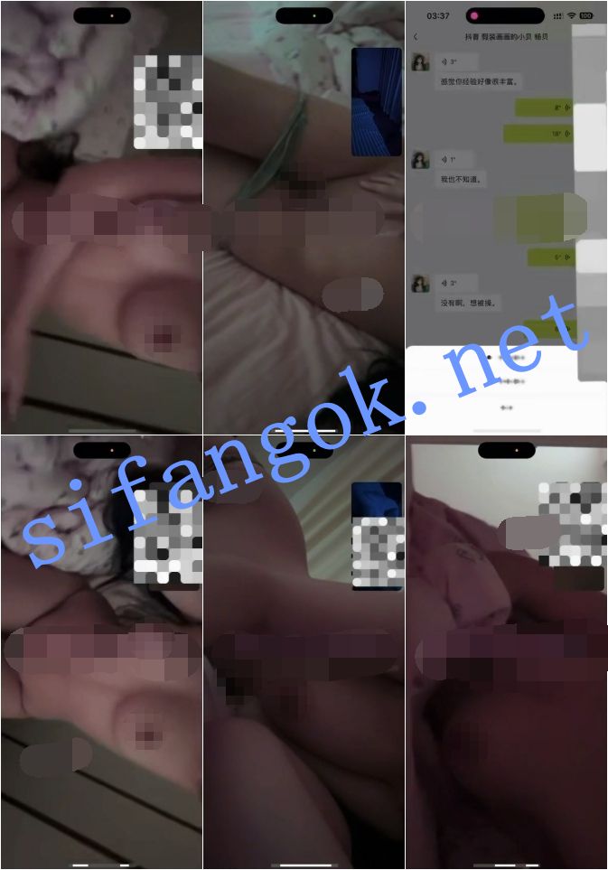 抖音 假装画画的小贝 顶级美女 露点 一对一 大尺度勾引【2V】