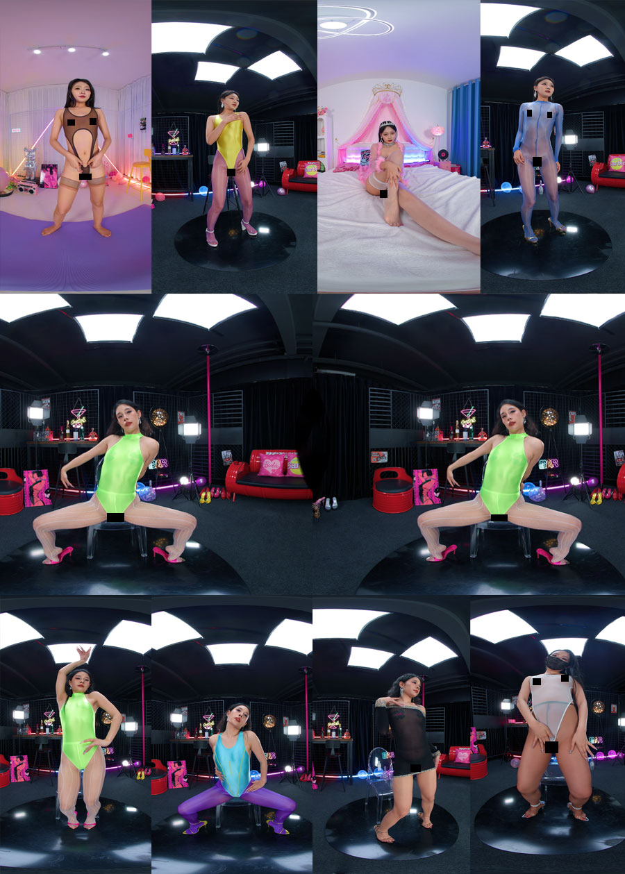 PINK 全新精品舞团体验VR实景8K丝袜G舞透视装沉浸式360°视角 5V9.66G